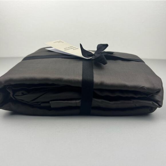 West Elm KING Silky Tencel Lyocell Sheet Set SLATE GRAY 320 Thread Count NWT - Picture 6 of 7